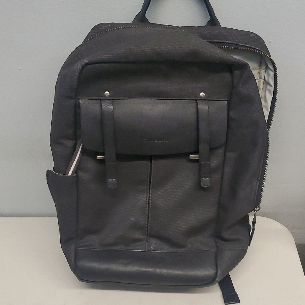 Timbuk2 Black Leather-Style Backpack
